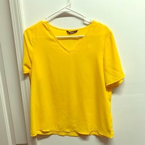 Women’s yellow blouse